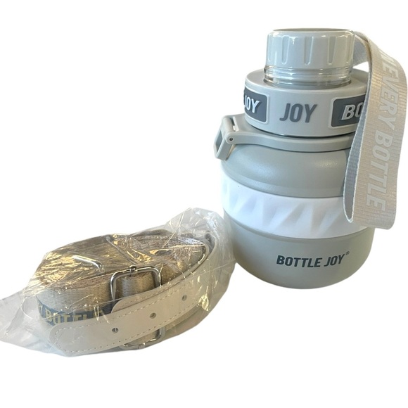 Joy Water Bottle with Crossbody Strap - Picture 4 of 11